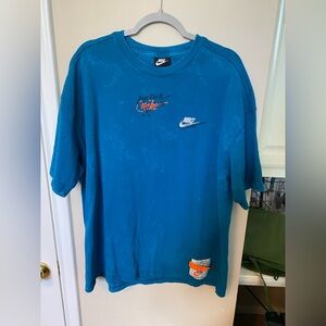 Nike Mens Distressed Graphic T-Shirt Size Large